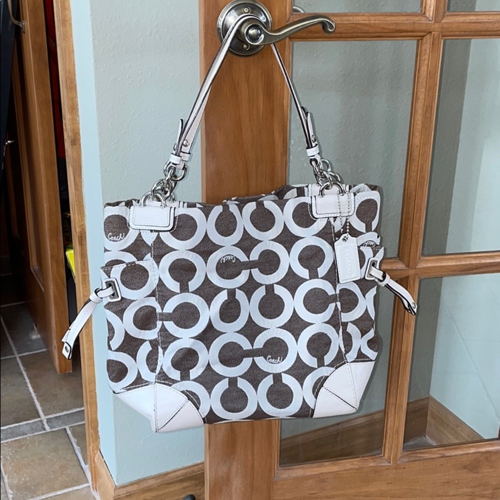 Monogram coach purse